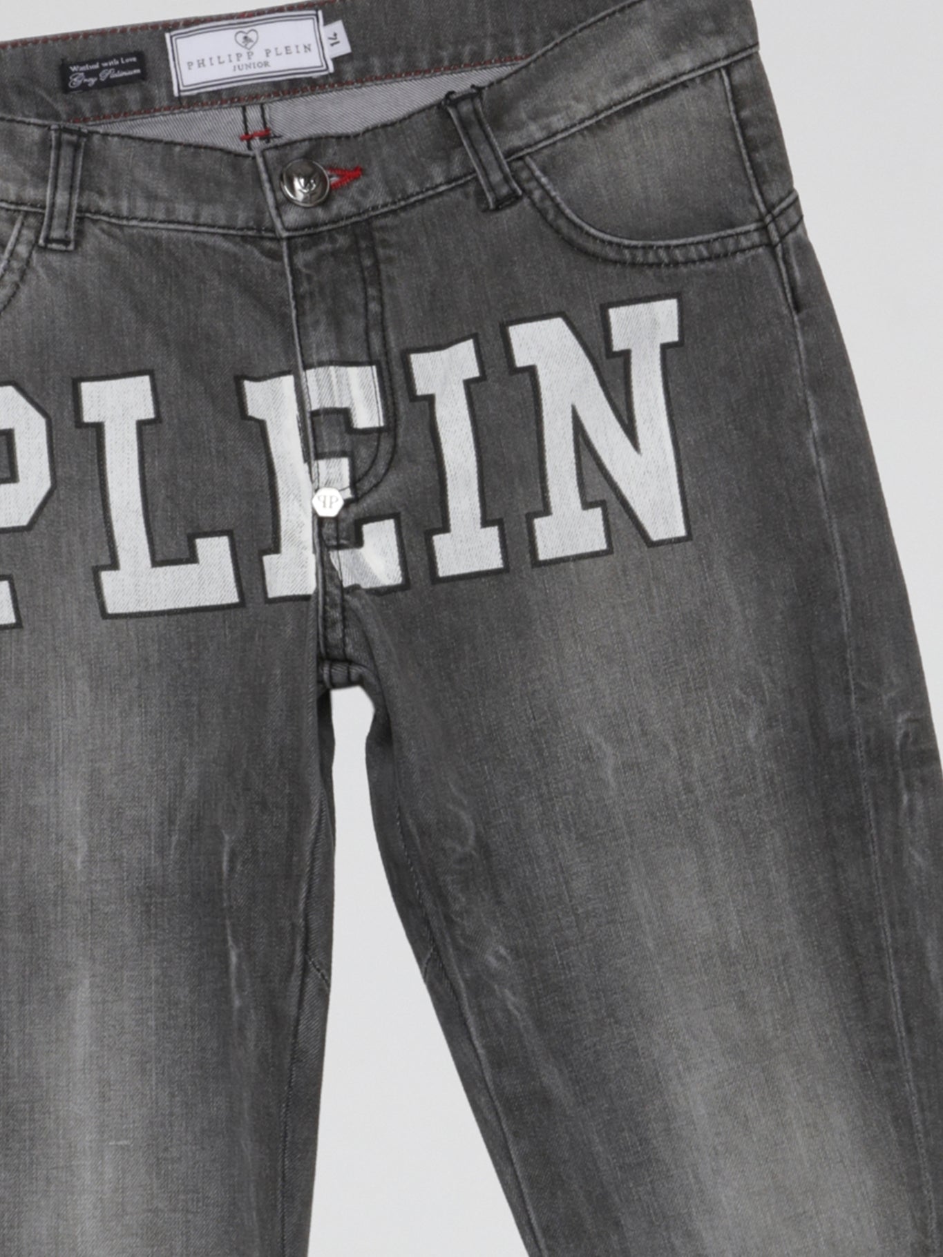 Plein Grey Faded Denim Jeans (Kids)
