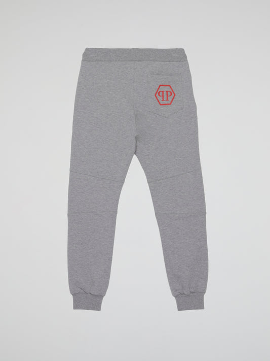 Grey Logo Pocket Jogging Trousers (Kids)