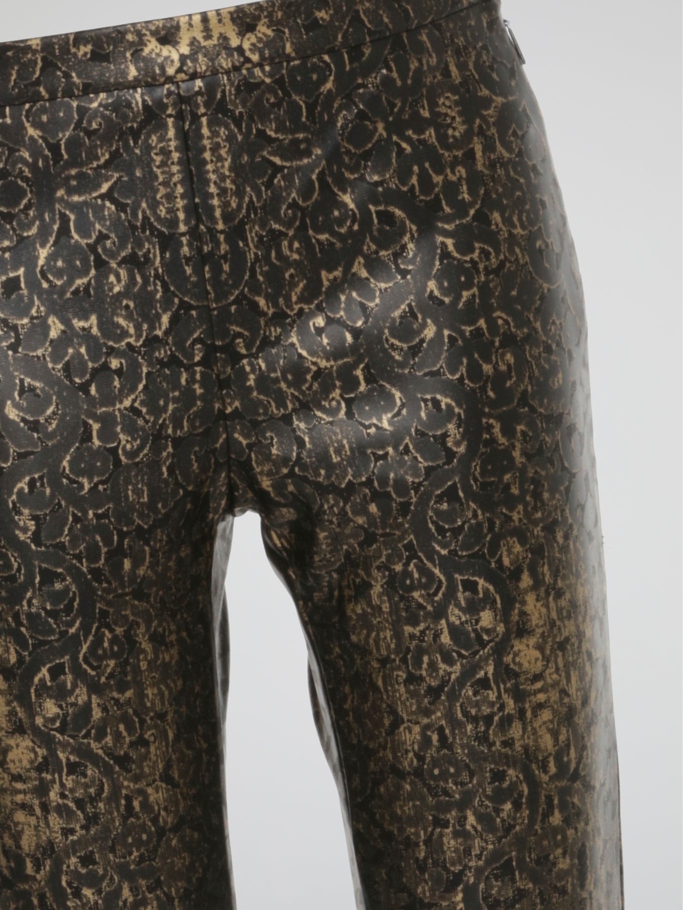 baroque-print leggings